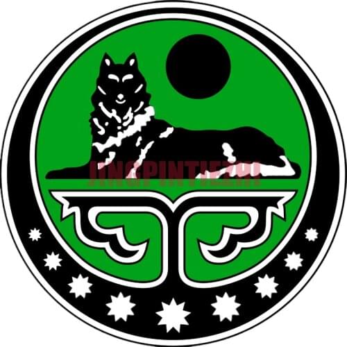 Car Stickers Vinyl Motorcycle Decal Car Window Body Decorative Chechnya Chechen Republic of Ichkeria Chechen Wolf Second Ch