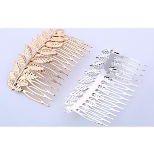 Tree Leaves Hair Combs Baroque Bridal Hair Headdress Birthday Gift Head Jewelry