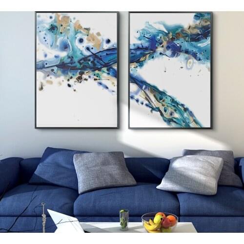 Modern Minimalist Abstract Style Canvas Painting Wall Art Nordic Posters and Prints Wall Pictures for Living Room Decoration