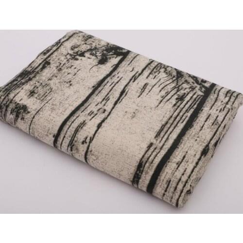Linen Cotton Fabric Cloth For Patchwork Quilting Fabrics WOOD DIY BAG Pillow Sofa Curtain Tablecloth Sewing Textile Material