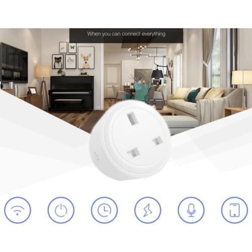 Smart WIFI Plug Socket Power Switch APP Remote Control Voice Control Timer UK Plug for Google Home Alexa