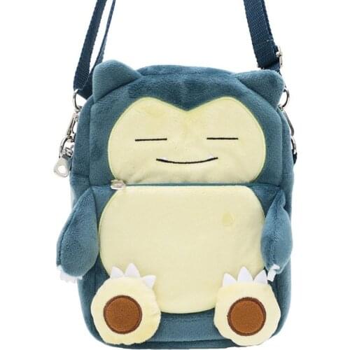 Cartoon Pocket Monster Corduroy Single Shoulder Bag Women Animal Messenger Embroidery Handbags Phone Purse Bag Girls Backpack