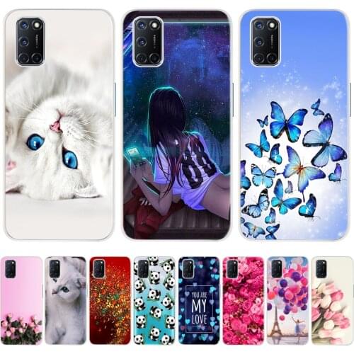 For Oppo A92 Case For Oppo A92 A72 A52 OppoA92 OppoA72 OppoA52 A 92 72 52 Case 6.5 inch Soft silicone TPU Back Phone Cover Case