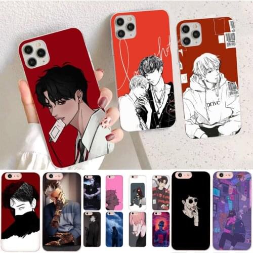 YNDFCNB Anime Boys Phone Case for iPhone 11 12 pro XS MAX 8 7 6 6S Plus X 5S SE 2020 XR case