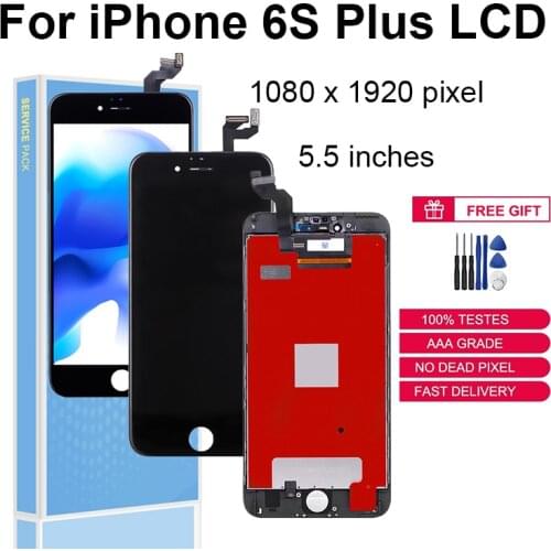 AAA+++ Assembly LCD For iPhone 6S Plus 6SP Touch Screen Replacement Digitizer Screen Display 100%Tested Good Quality