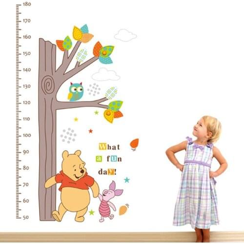 1Pcs Height Chart Measure Wall Sticker for Kids Room Home Real large Tree Cartoon DIY Wallpape Sofa Bedroom House Decor HG0393