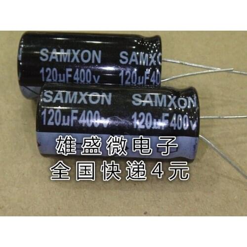 100% Original New In Stock 400V120UF 18*35mm 120UF/400V 10pcs/lot