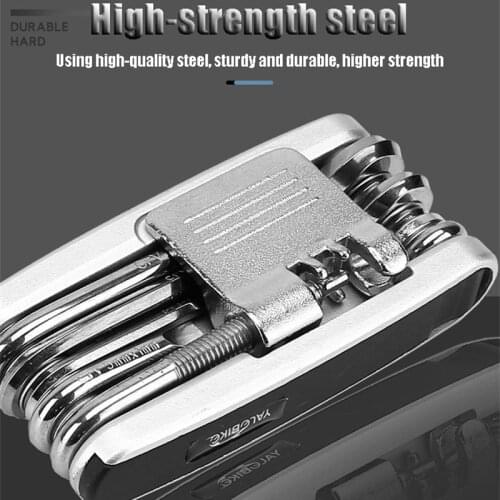 13 In 1 Bicycle Multifunction Repair Tool Kits Tire Repairing Set Hex Spoke Screwdriver Chain Cutter Steel MTB Bike Cycling Tool