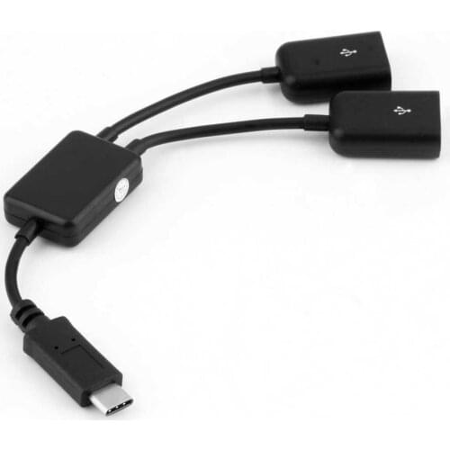 2in1 USB 3.1 Type-C To USB 2.0 Power Charging OTG Hub Cable Adapter NK-Shopping