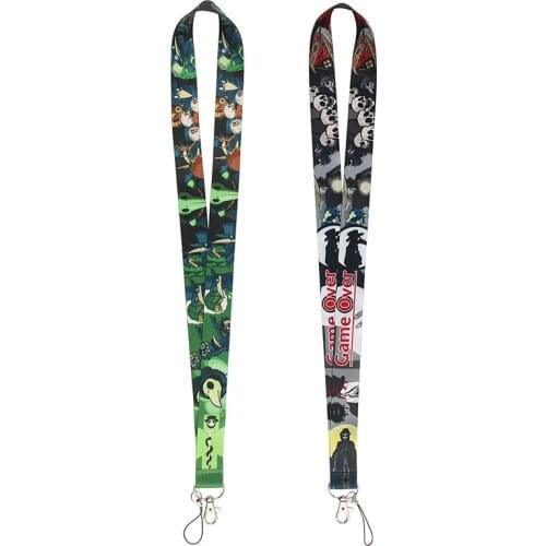 24pcs/lot MD400 DMLSKY Cartoon Lanyard Keychain keys Badge ID Card Mobile Phone Rope Neck Straps Accessories Gifts