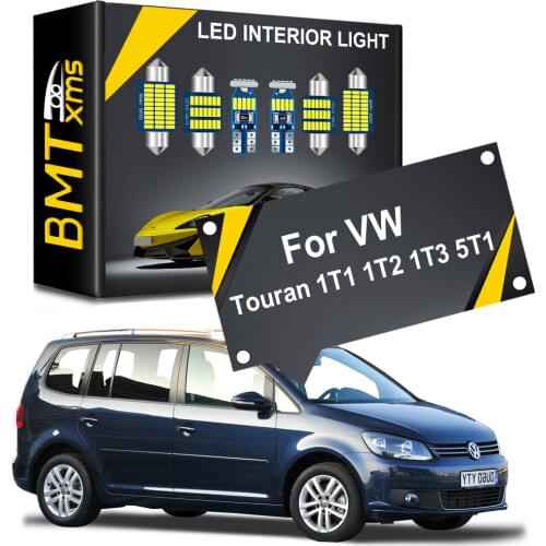 Seker Canbus For Volkswagen VW Touran 1T1 1T2 1T3 5T1 2003-2020 Cars Accessories Interior LED Bulbs Map Dome Lamp Light No Error