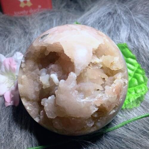 Flower agate sphere 2050