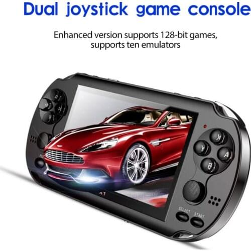 Newest 4.3 Inch Handheld Portable Game Console Dual Joystick 8GB Preloaded Built-in 10000 Game Support TV Out Video Game Machine