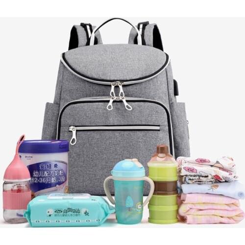 Fashion Mummy Maternity Nappy Bag Large Capacity Nappy Bag Travel Backpack Nursing Bag For Baby Care Womens Fashion Bag