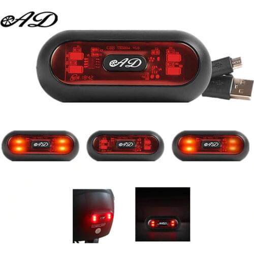 Motorcycle Helmet LED Light Rechargeable Intergrally-molded Cycling Helmet Bike Helmet Warning Lights Safe Helmet For Motorcycle