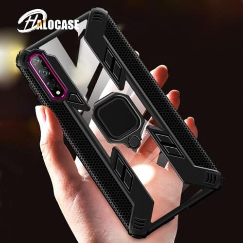 Shockproof Armor Case For Xiaomi Mi A3 9T Pro Max 9 S 8 Lite Redmi Note 8 7 T 10 8T 9S K20 Pro Mi9 Transparent Ring Holder Cover