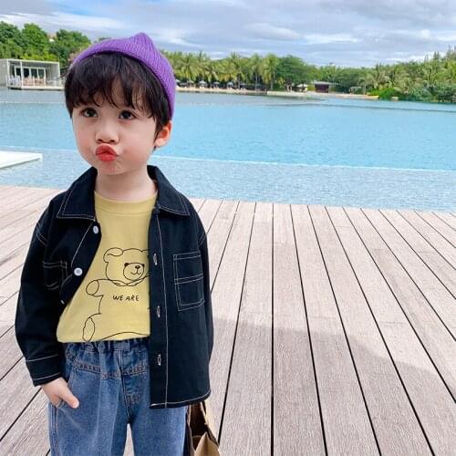 In Stock Spring Summer Boys Blouses Shirts Kids Children Clothing Top Overcoat Costume Sport Beach Cotton School High Quality