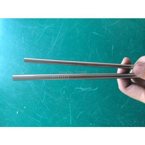WOWSHINE Free shipping 20pcs/lot Metal drinking straw stainless steel straw food grade 8MM*0.55MM*242