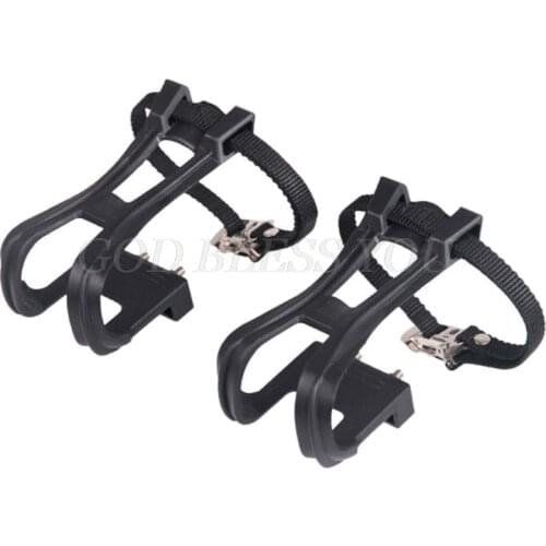 1 Pair Cycling MTB Road Bike Pedal Toe Clip Strap Belts Bicycle Pedal Shoe Harness Cycling Shoes Casing Holder Band Strip