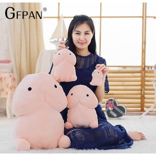 1pc 50CM Low Price Sexy Penis Plush Toys Pillow Soft Stuffed Cushion Lovely Dolls Creative Gift For Children Brinquedos