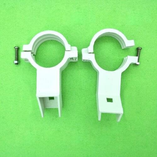 10 pcs High-frequency head clamp household pass KU bracket white clinker thickened