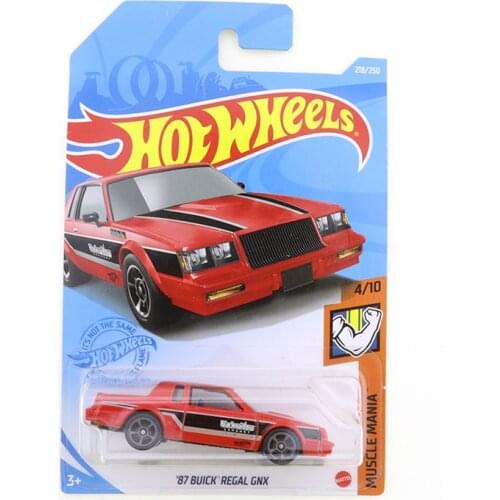 2021-218 Hot Wheels 87 BUICK REGAL GNX Mini Alloy Coupe 1/64 Metal Diecast Model Car Kids Toys Gift