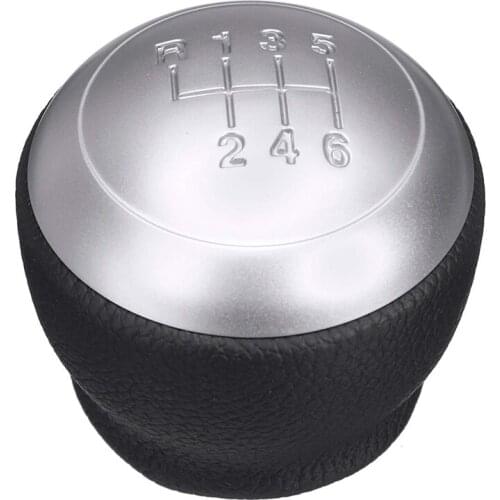 6 Speed Car Mt Leather Gear Shift Knob Lever Shifter Handle Stick for Hyundai for Santa Fe for Kia K5