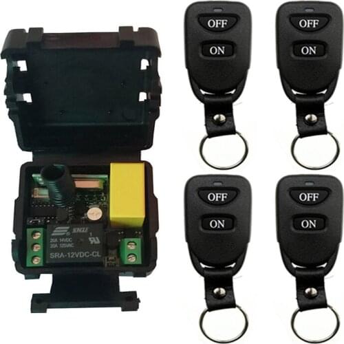 Wireless Remote Control Light Switch AC220V 1CH 10A Relay Output Radio Receiver Module+Belt buckle Transmitter 315Mhz/433Mhz