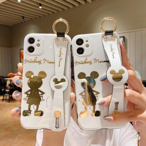 2021 Disney Mickey Minnie for iPhone 7 plus xr xs max 11 12pro max 12mini kawayi couple phone case 12 shell new pattern lovely