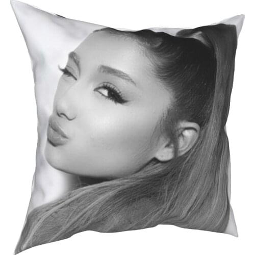 Ariana Grande decorative cushion cover sexy beauty cushion cover 45cm linen pillow residential culture