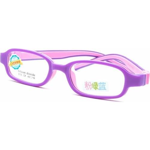 Childrens New Student Glasses Frame Silicone Glasses Frame Burst Trend Myopic Amblyopia Frames