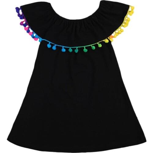 Sleeveless Baby Girl Tassels Summer Dress Princess Prom Party Wedding Dresses UK