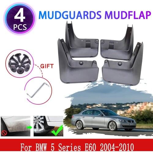 For BMW 5 Series E60 2004 2005 2006 2007 2008 2009 2010 Mudguards Mudflaps Fender Mud Flap Splash Mud Guards Cover Accessories