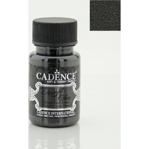 Cadence Dora Glass Metallic 3131-Siyah 50ml