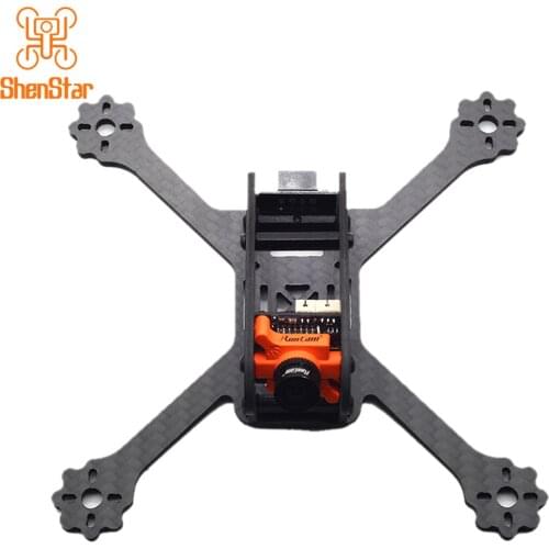 Carbon Fiber 3inch Rack 135mm Wheelbase FPV Racing Drone Quadcopter Frame Kit NO/With LED & Buzzer for 1106 1306 1407 1506 Motor