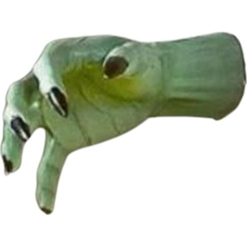 Creative Resin Devil Claw Ornament Halloween Scary Realistic Demon Witch Hand Shaped Wall Hanger Stand Party Decoration