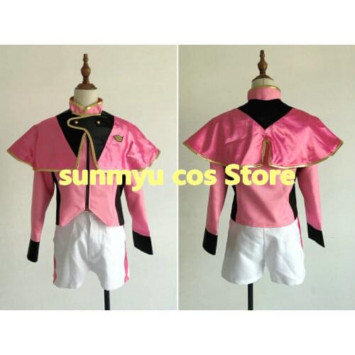 Mashin Sentai Kiramager Sayo Ouharu Kiramai Pink Cosplay Costume,Custom Size Halloween