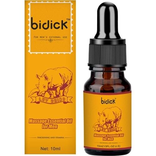 Bidick Male Massage Oil Penis Enlargement Powerful Natural Herbal formula essential oils sexual health Stronger erections 10ml