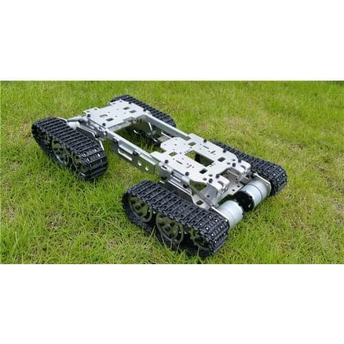Alloy Metal Tank Chassis Tractor Crawler Balance Tank Chassis RC Tank Mount Truck Robot Chassis Arduino Car