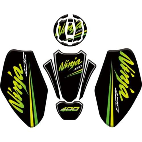 Suitable for Kawasaki Ninja 400 Fuel Tank Stickers NINJA 400 Motor Sticker Fuel Tank Stickers Anti-Slip Tape Carbon Drill