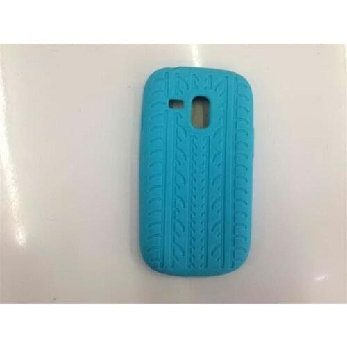 OEEKOI Colorful Tyre Soft Silicone Rubber TPU Gel Skin Back Cover Case for Samsung Galaxy S3 mini i8190