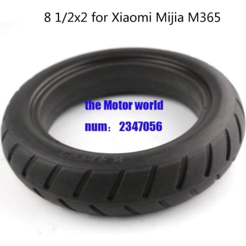 Electric Scooter Front/Rear Tires 8 1/2x2 Solid Tyre Front/Rear