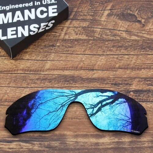ToughAsNails Resist Seawater Corrosion Polarized Replacement Lenses for Oakley Radar Edge Sunglasses Blue Mirrored (Lens Only)