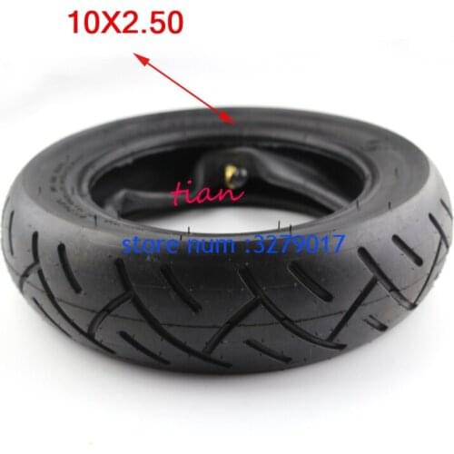 Size 10 inch Pneumatic 10x2.50 Tire fits Electric Scooter Balance Drive Bicycle Tyre 10*2.5 inflatable Tyre & inner tube