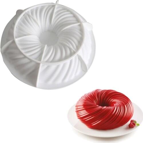 Silicone Chocolate Mold food grade Silicone French Mousse Mold Disc Bread Mould Round Pastry Cake Molds Dessert DIY Baking Tools