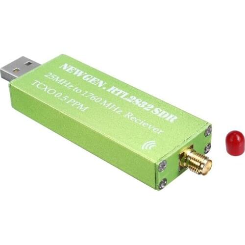 USB Adapter RTL-SDR RTL2832U + R820T2+ 1Ppm TCXO TV Tuner Stick Receiver