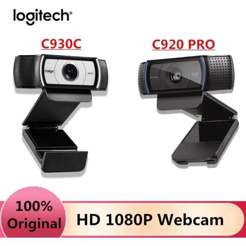Logitech Full HD C920 Pro/C930C 1080P Webcam Autofocus Cam Widescreen Video Calling and Recording For Desktop or Laptop