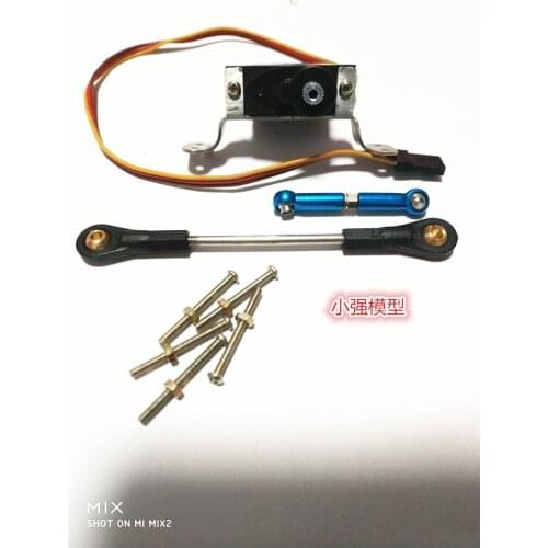 WPL B-1 B-14 B-24 B24 C14 C-14 1/16 Military Truck RC Car spare parts upgrade steering gear metal Tie rod servos pull rod