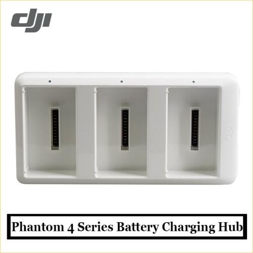 Original DJI Phantom 4 Series Battery Charging Hub Charge 3 batteries together compatible with for Phantom 4 Series