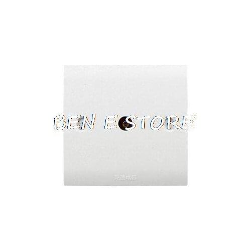 1 Gang Coaxial Single Wall Plate Socket for TV Aerial Zmrcx